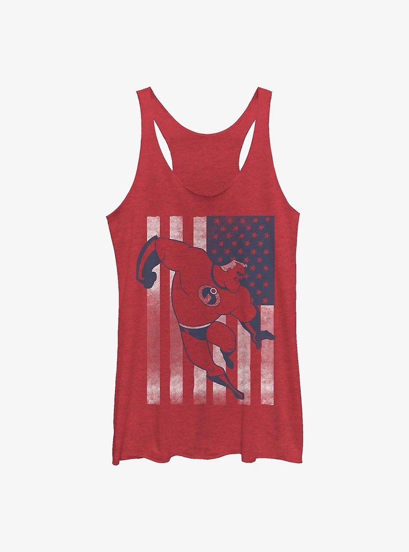 Disney Pixar The Incredibles Incredible Flag Girls Tank