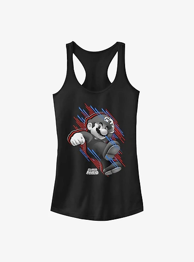 Nintendo Mario Fast Stripes Girls Tank