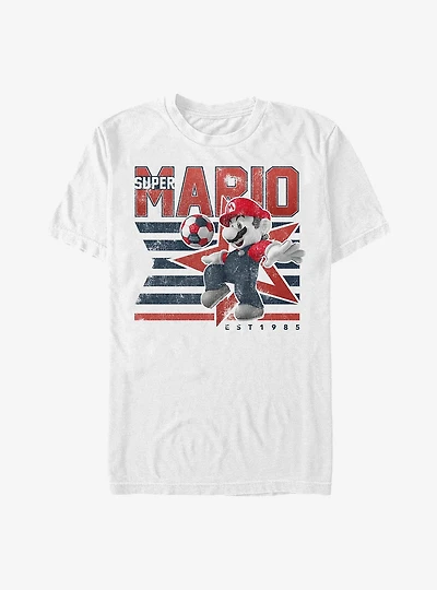 Nintendo Mario Soccer Stripes T-Shirt