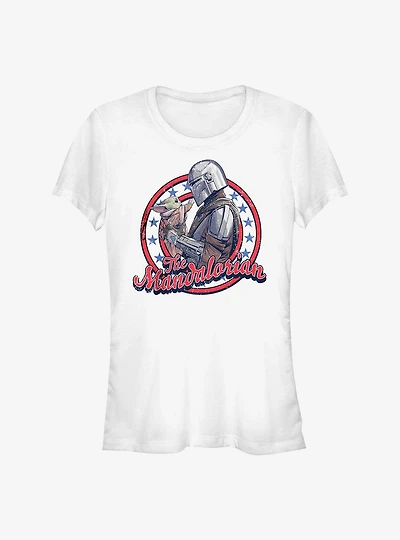 Star Wars The Mandalorian Mando And Child Girls T-Shirt