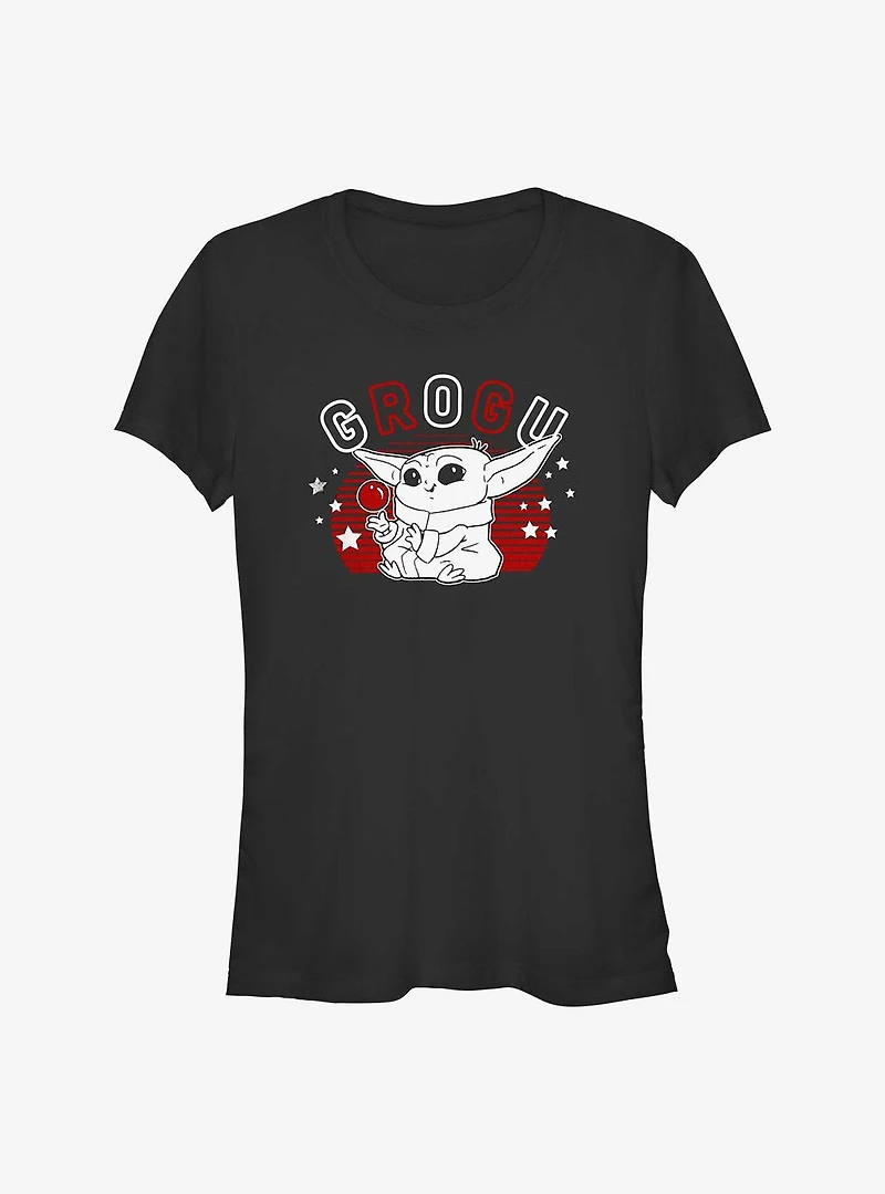 Star Wars The Mandalorian Child Lines And Stars Girls T-Shirt