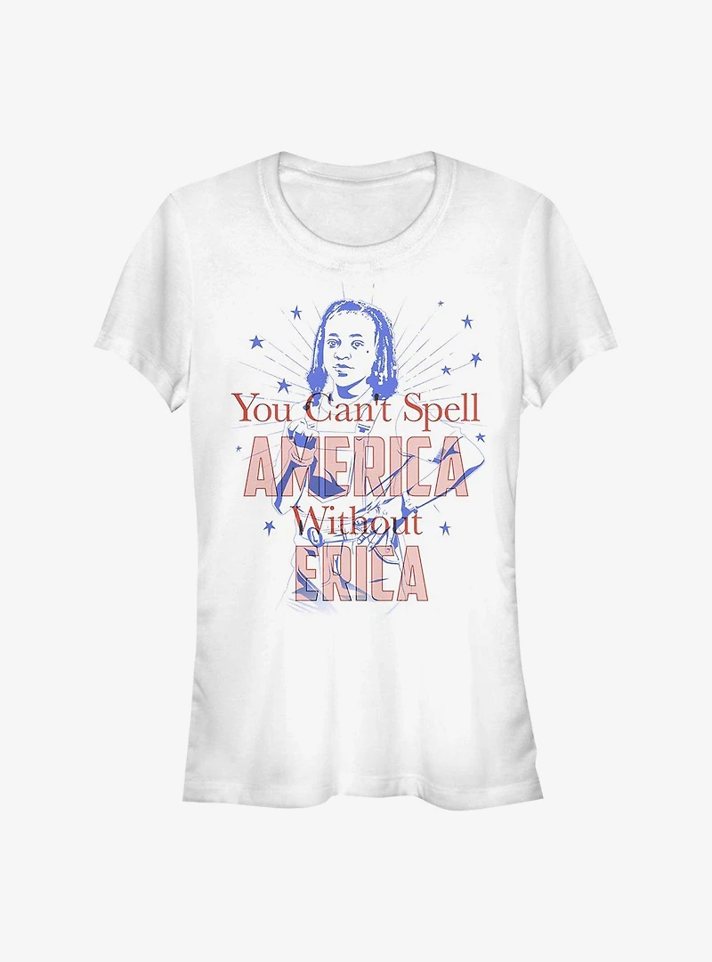 Stranger Things America Erica Girls T-Shirt