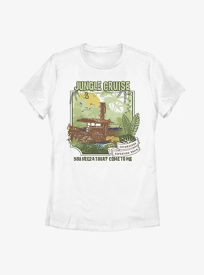 Disney Jungle Cruise Daily Tours Womens T-Shirt