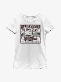Disney Jungle Cruise Your Dreamboat Has Arrived Youth Girls T-Shirt