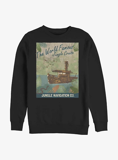 Disney Jungle Cruise Vintage Poster Sweatshirt