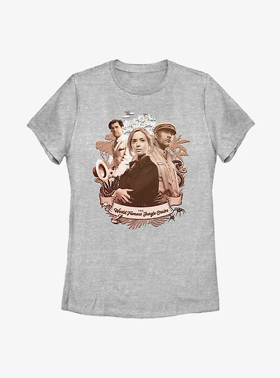 Disney Jungle Cruise World Famous Trio Womens T-Shirt