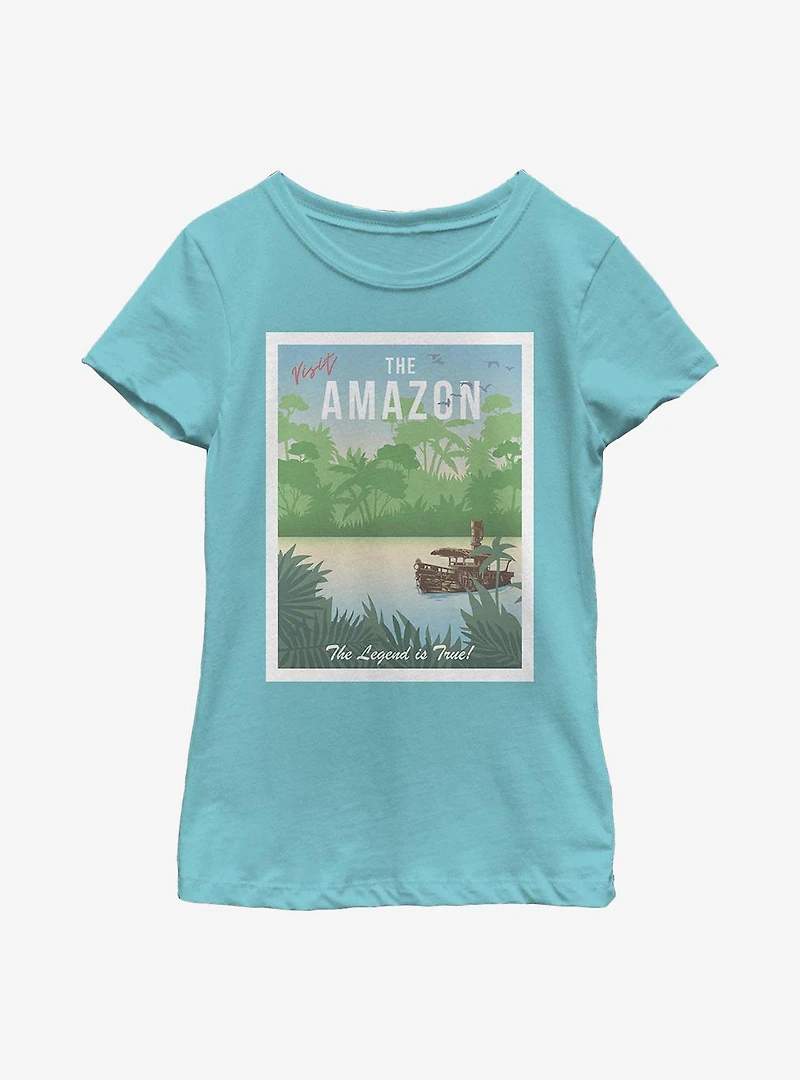 Disney Jungle Cruise Visit The Amazon Youth Girls T-Shirt