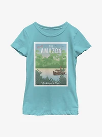 Disney Jungle Cruise Visit The Amazon Youth Girls T-Shirt