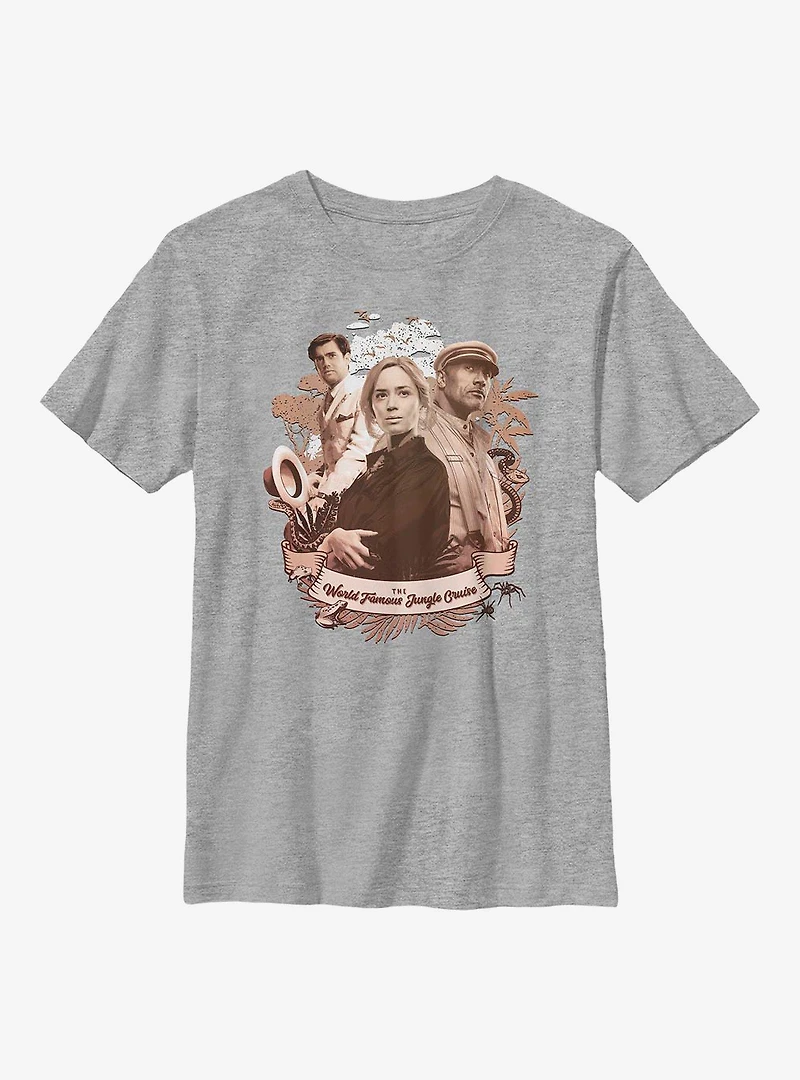 Disney Jungle Cruise World Famous Trio Youth T-Shirt