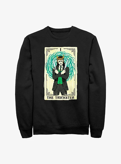 Marvel Loki Trickster Tarot Card Sweatshirt
