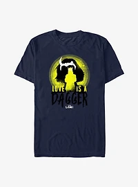 Marvel Loki Love Is A Dagger Silhouettes T-Shirt
