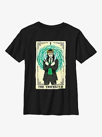 Marvel Loki Trickster Tarot Card Youth T-Shirt
