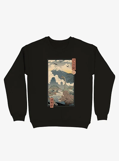 Jurassic Ukiyo-e 1 Dinosaur Sweatshirt