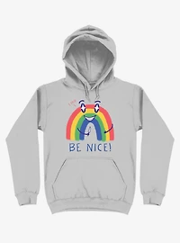 Rainbow Knife Be Nice 2.0 Silver Hoodie