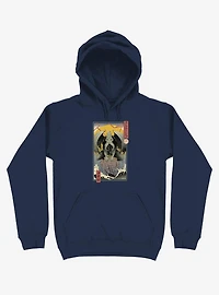 Ocean Cthulhu Edo Navy Blue Hoodie