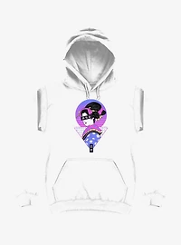 Neon Geisha Wave White Hoodie