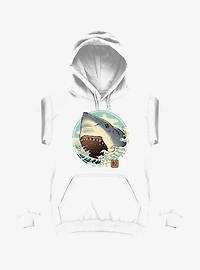 Shark Attack! White Hoodie