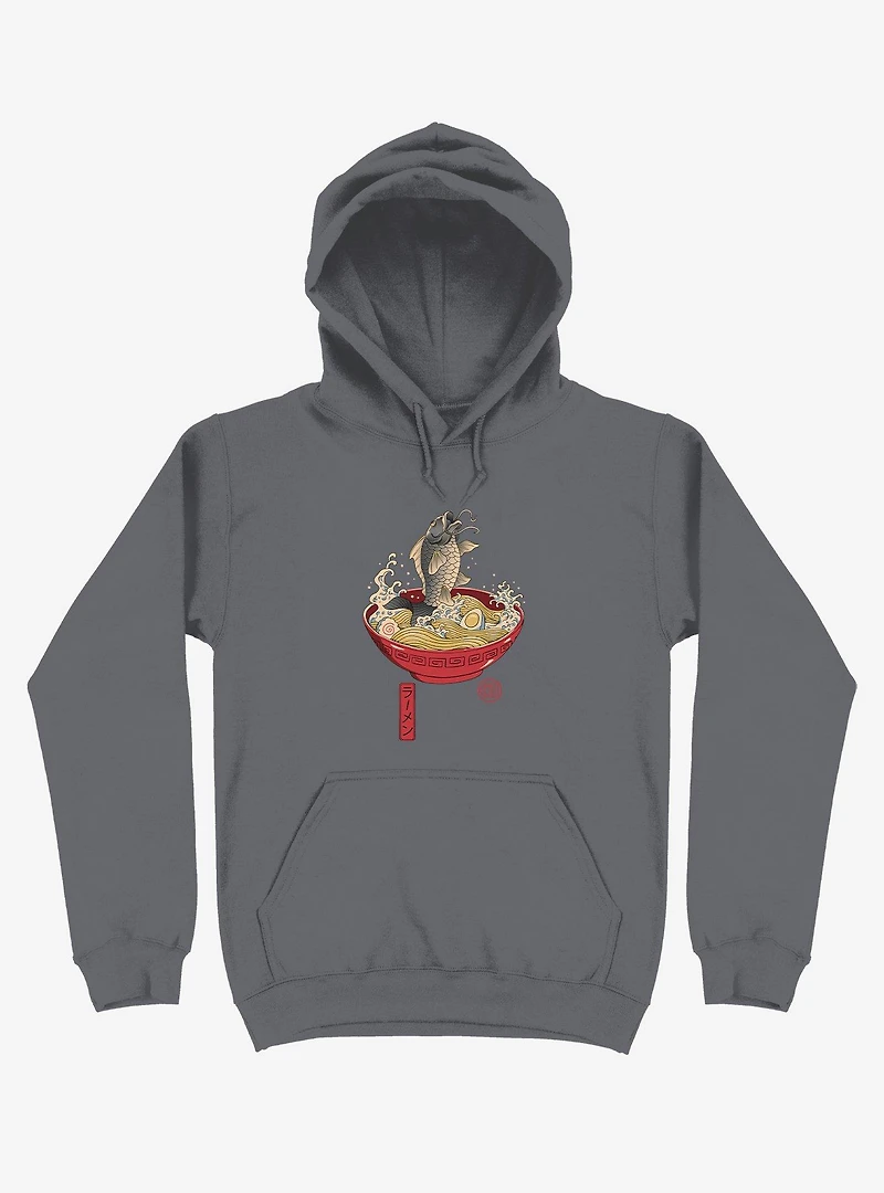 Fish Ramen Asphalt Grey Hoodie
