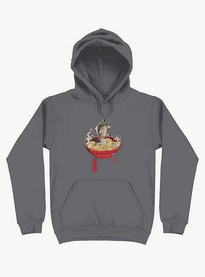 Fish Ramen Asphalt Grey Hoodie