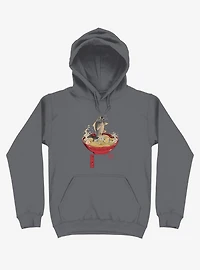Fish Ramen Asphalt Grey Hoodie