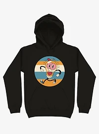 Happy Within Light Bulb Black Hoodie