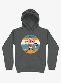 Happy Within Light Bulb Asphalt Grey Hoodie