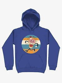 Happy Within Light Bulb Royal Blue Hoodie