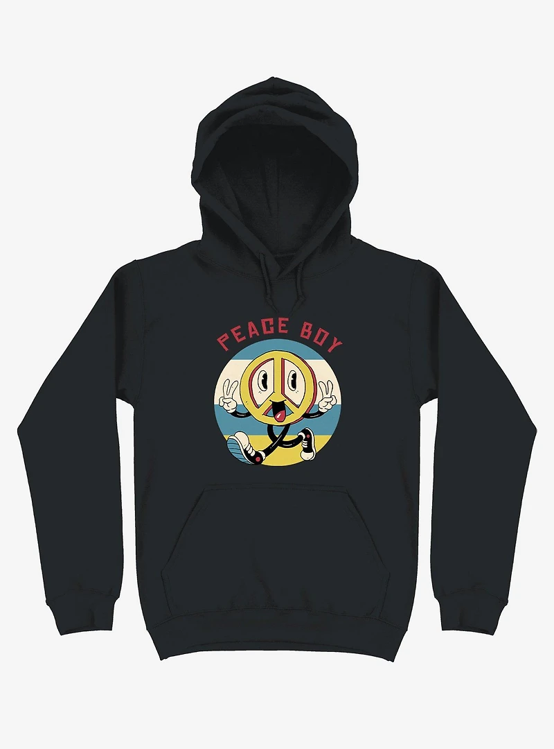 Peace Maker Boy Black Hoodie