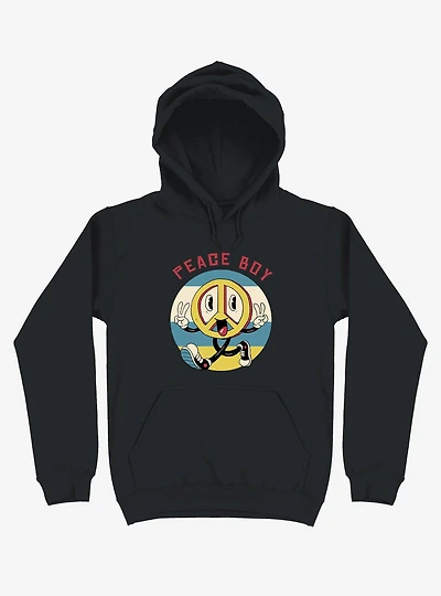 Peace Maker Boy Black Hoodie