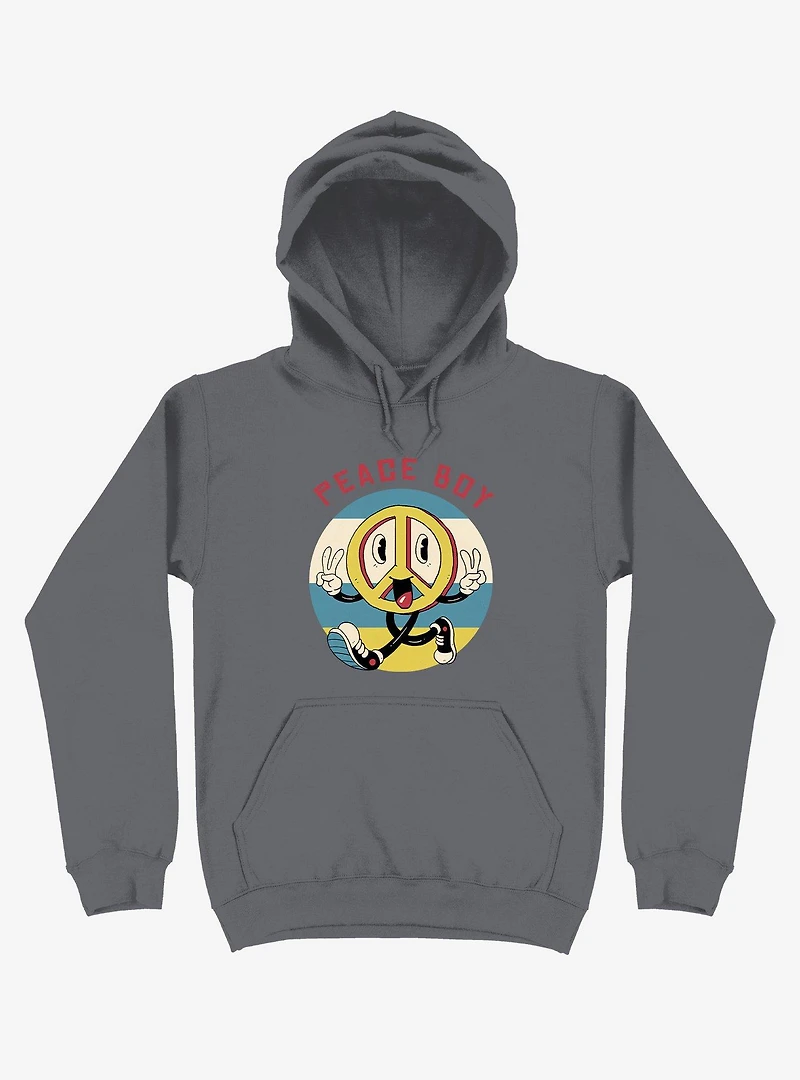 Peace Maker Boy Asphalt Grey Hoodie