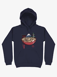 Japanese Ramen Navy Blue Hoodie