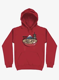 Japanese Ramen Red Hoodie