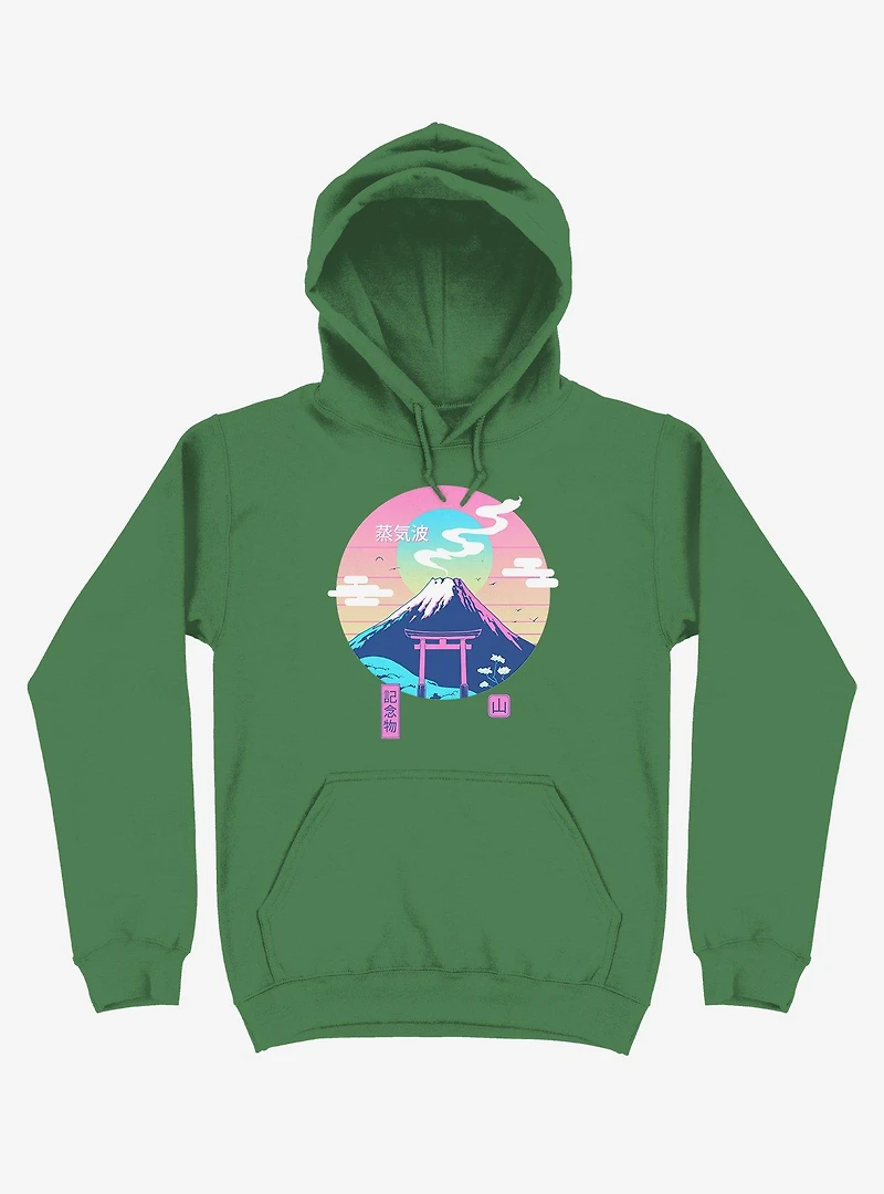 Fuji Wave Kelly Green Hoodie