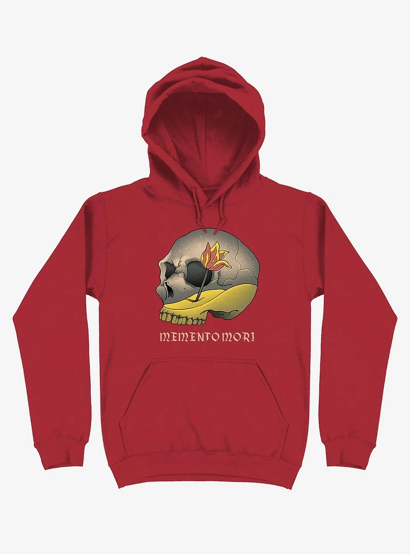 Memento Mori Flower Skull Hoodie