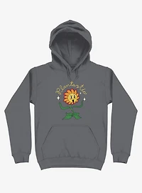 Plantastic Day! Asphalt Grey Hoodie