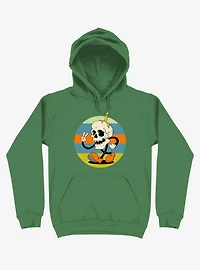 Skull Candle Boy Kelly Green Hoodie