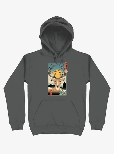 Spring Nara Deer Asphalt Grey Hoodie