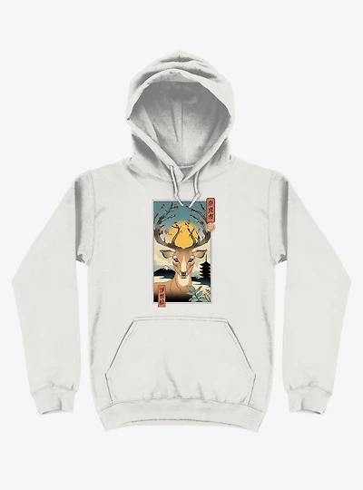 Spring Nara Deer White Hoodie