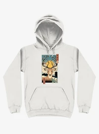 Spring Nara Deer White Hoodie