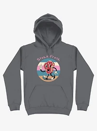 Steak Fresh! Asphalt Grey Hoodie