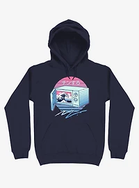 The Micro Wave! Navy Blue Hoodie