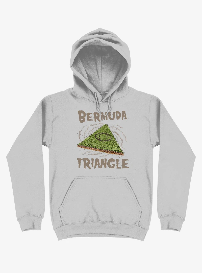 Bermuda Triangle Grass Silver Hoodie