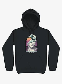Great Vaporwave Black Hoodie