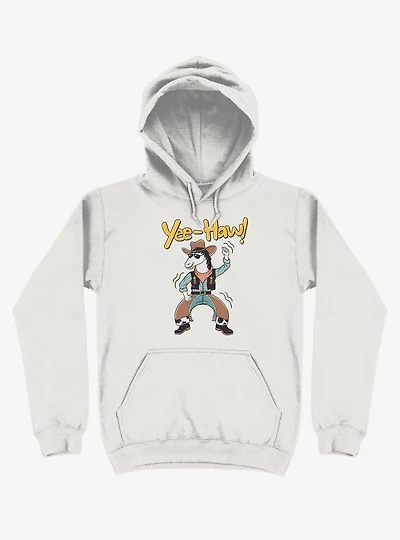 Horsing Around Yee-Haw! White Hoodie