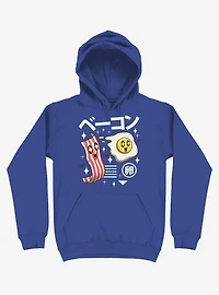 Kawaii Breakfast Royal Blue Hoodie