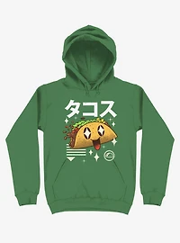 Kawaii Taco Kelly Green Hoodie