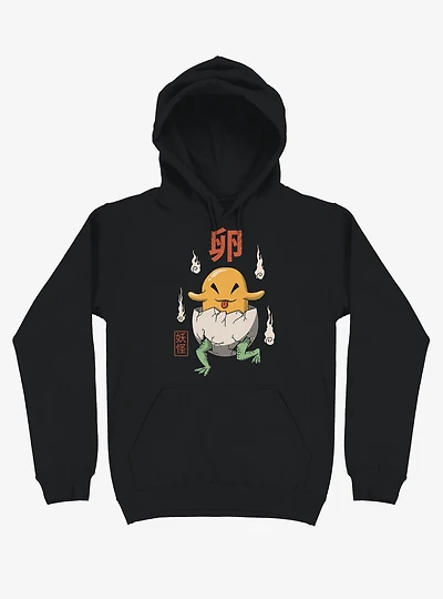 Yokai Egg Black Hoodie