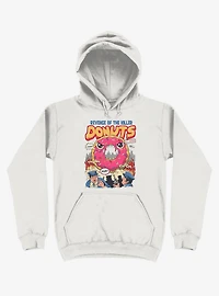 Revenge Of The Killer Donuts White Hoodie