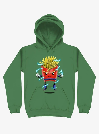 Saiyan Fries Kelly Green Hoodie