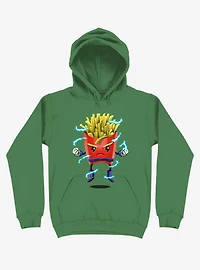 Saiyan Fries Kelly Green Hoodie